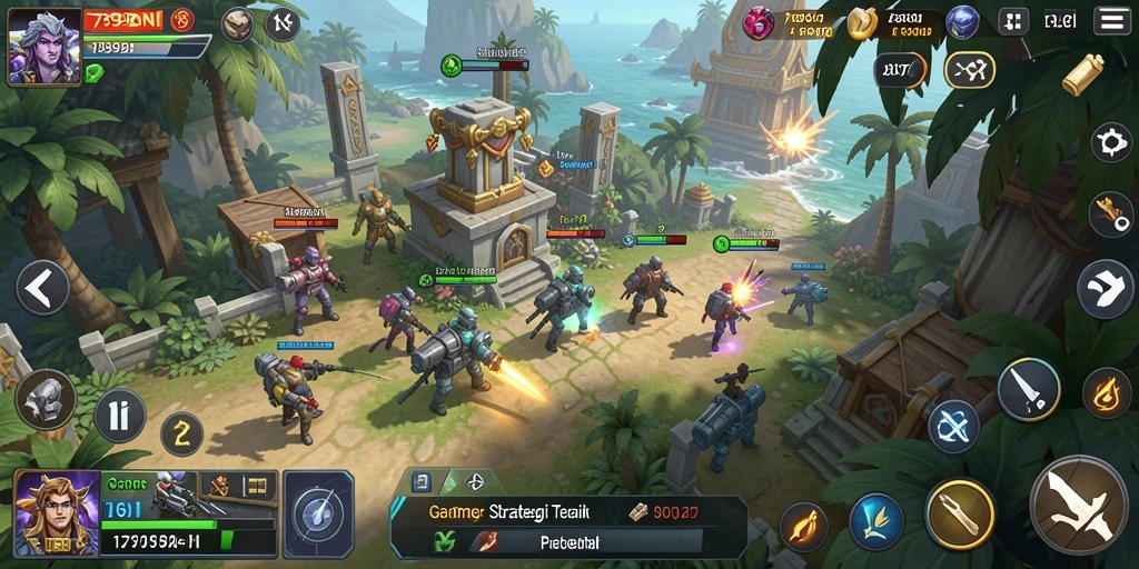 Screenshot gameplay <strong>789BNI</strong> menunjukkan pertarungan yang epik dan strategi yang menarik.