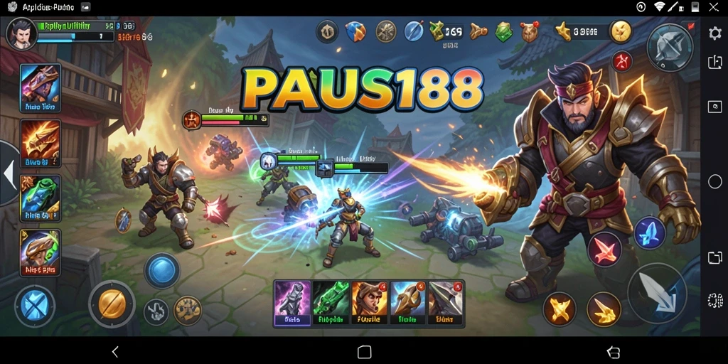 Screenshot utama PAUS188 menampilkan antarmuka aplikasi Utility yang ramah pengguna.