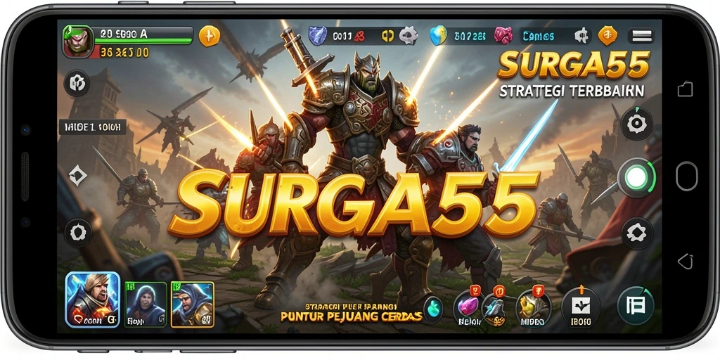 Tampilan menarik dari gameplay strategis SURGA55 yang mendebarkan.